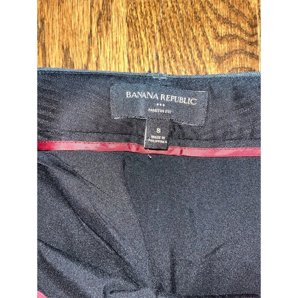 Banana Republic Dark Grey Martin Fit Dress Pants Women's Size 8 - Picture 3 of 3